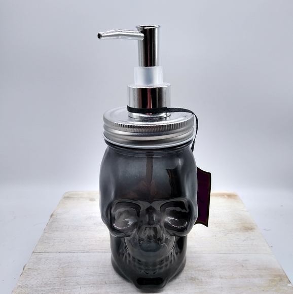 Bath Glass Skull Soap Dispenser Poshmark